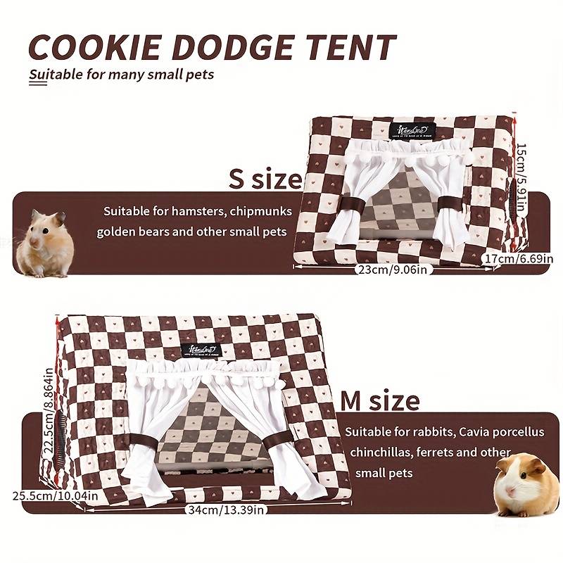 Pet supplies color Brown Plaid size S