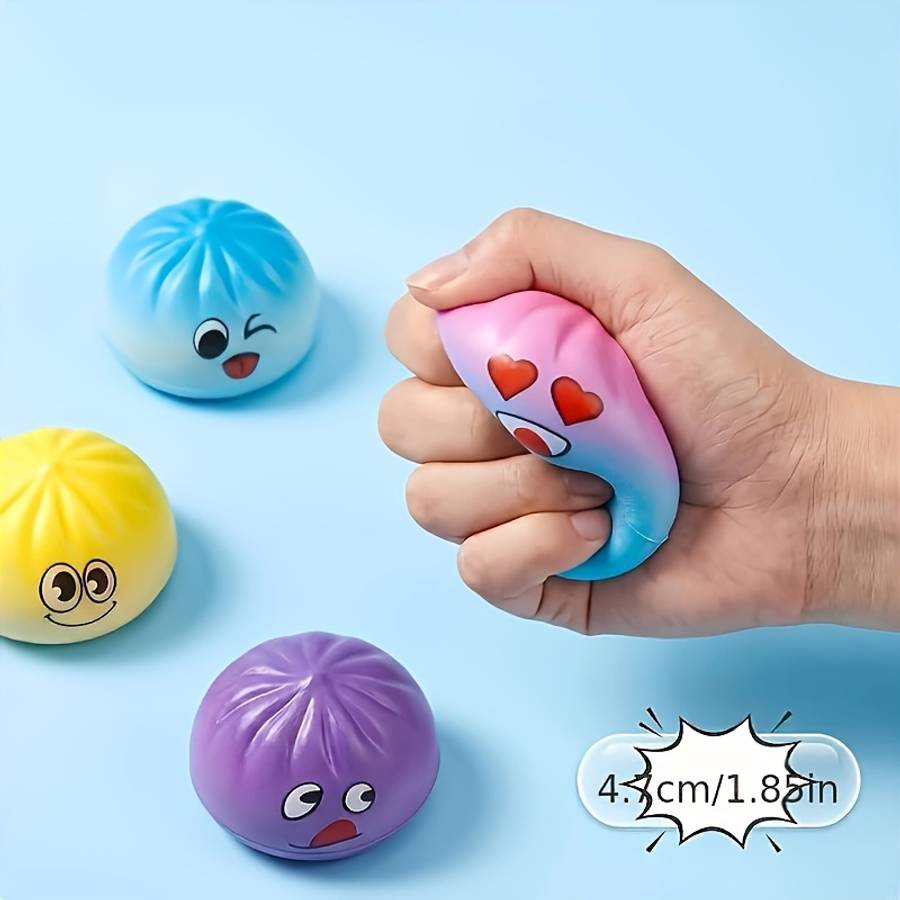 Squeezable Toys Items Slow Rebound Emoji Pack Color Shipped Randomly Quantity 9 Pieces