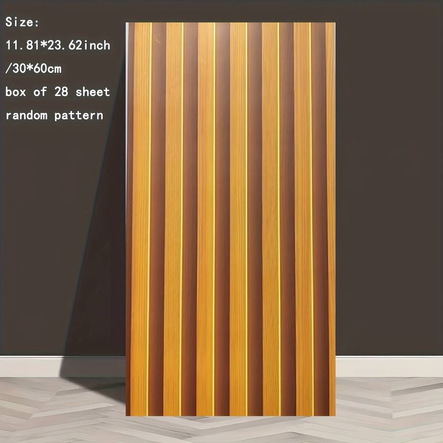 32PCS Nordic Easy Install Wall Panels Home Office Tiles Embossed And Living Room