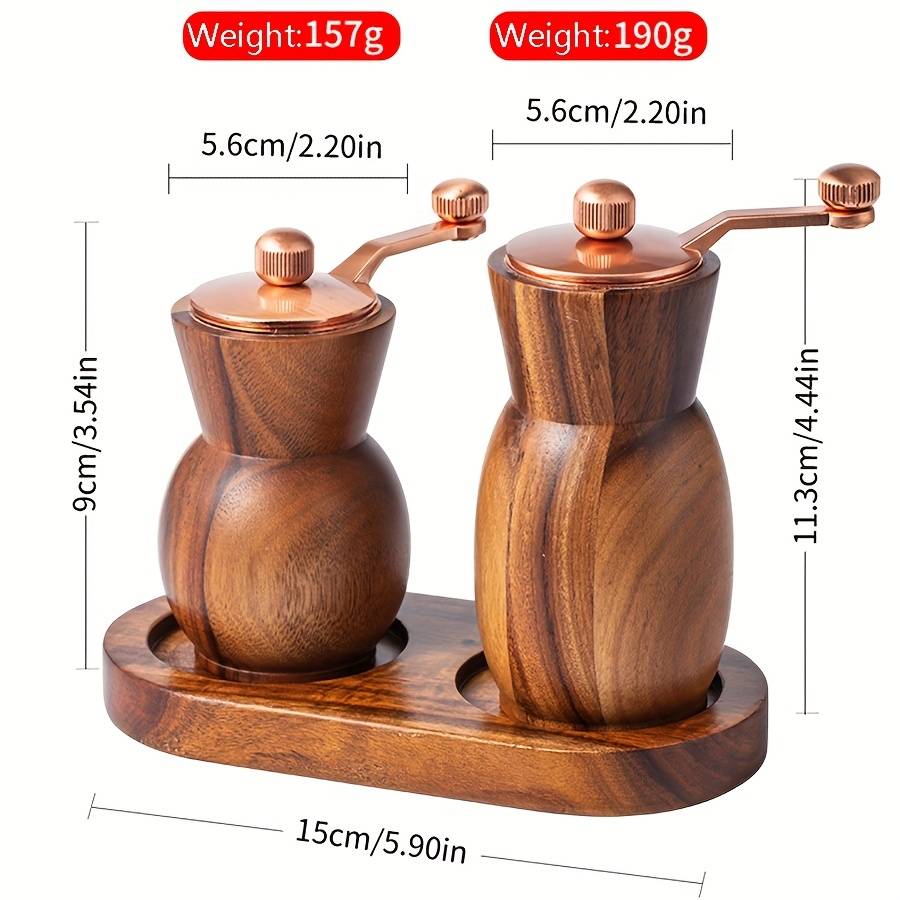 Grinder Model 4Inch  5Inch  Ushaped Acacia Wood Base