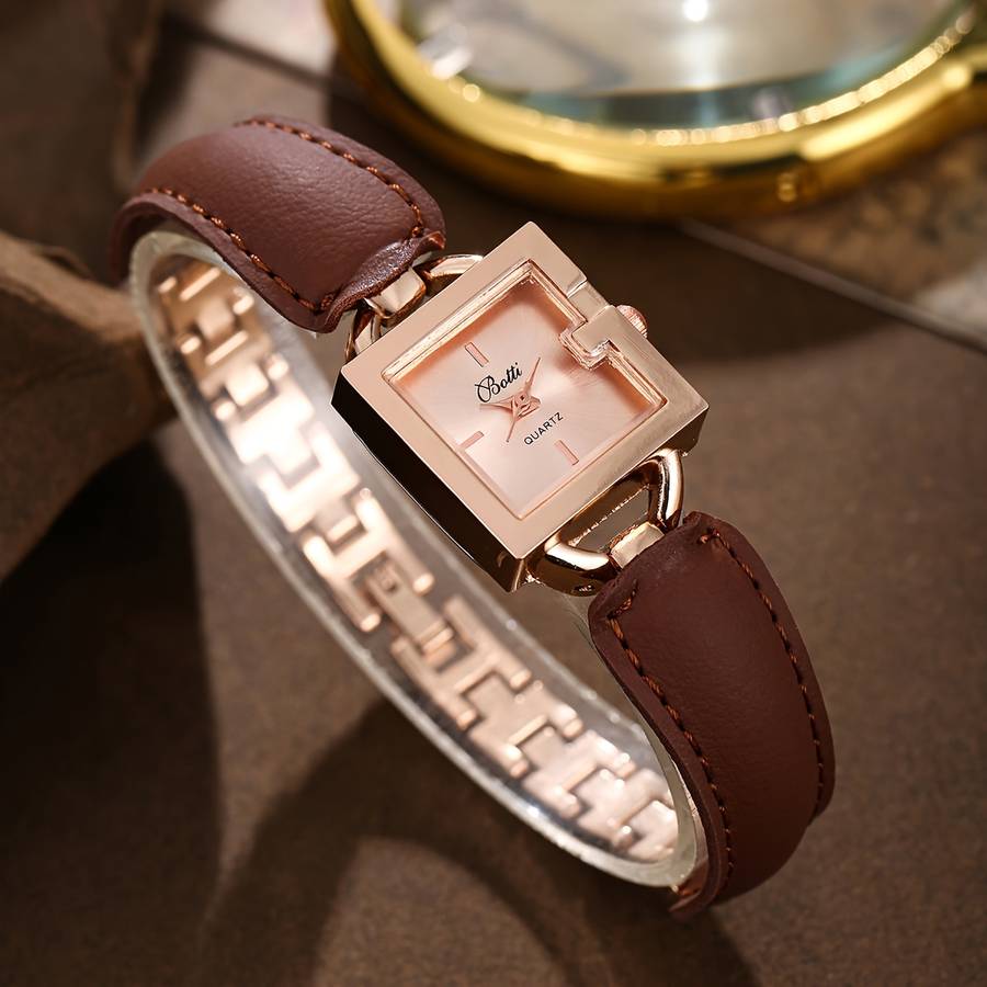 3Pcs Ladies Wrist Watch Ladies Exquisite Wristwatch Combination Set