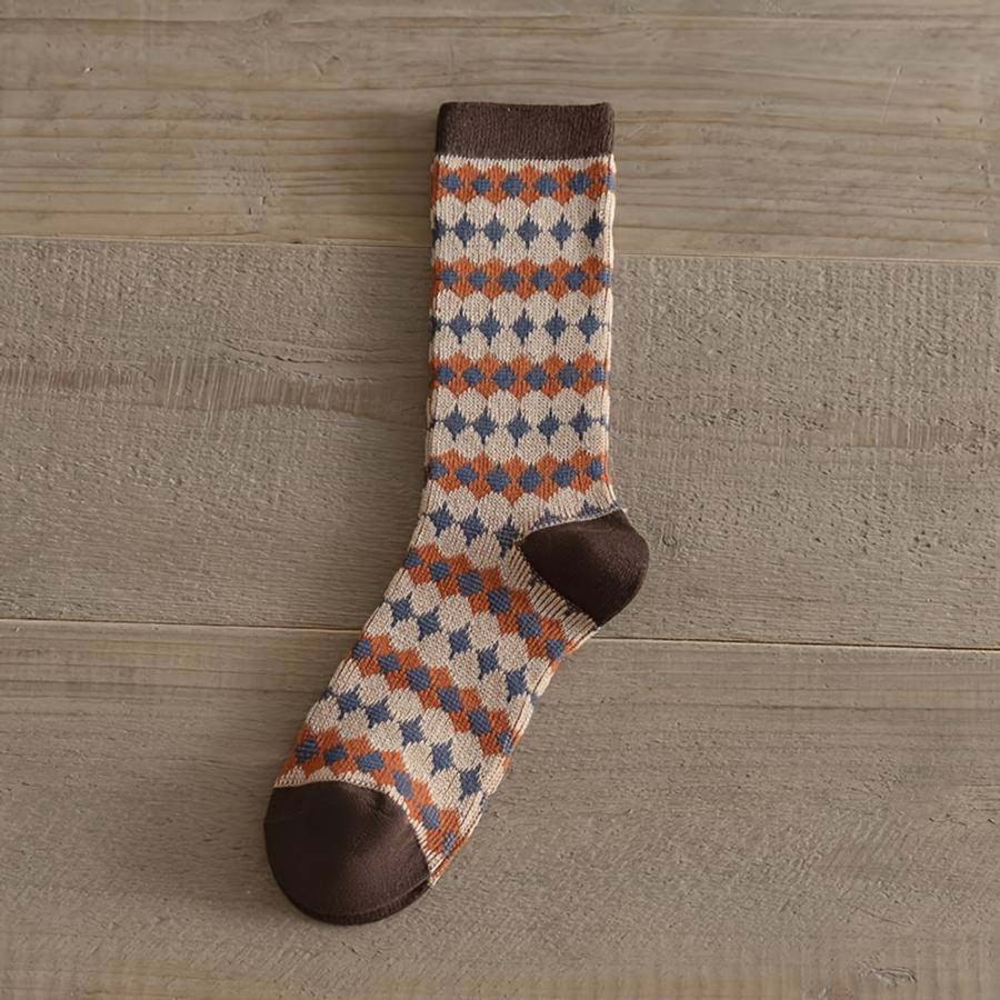 Women S Socks Quantity 5 Pairs Of Retro Socks