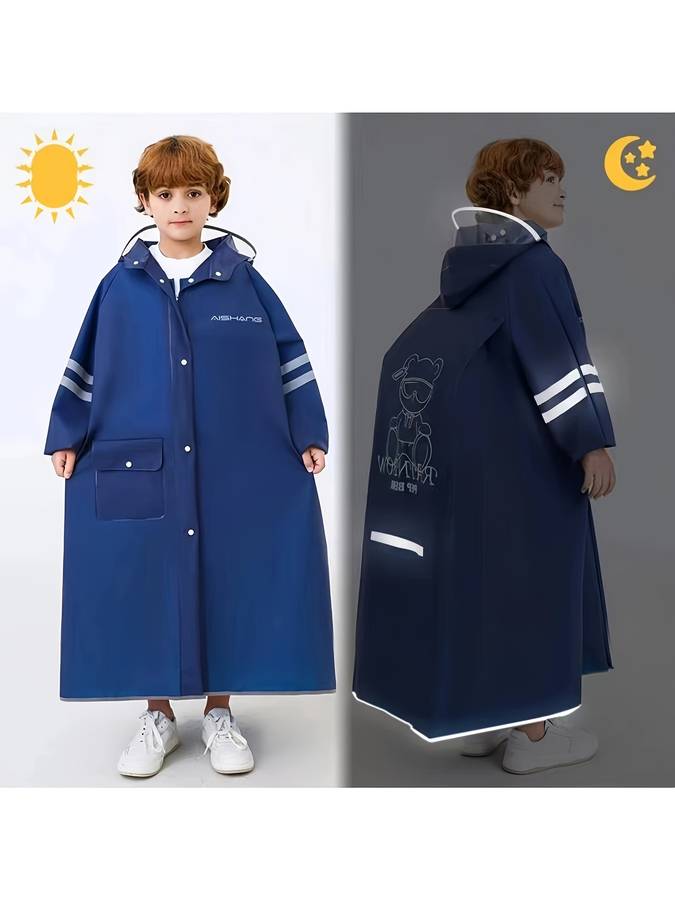 Raincoat Sky Blue Size 910Y