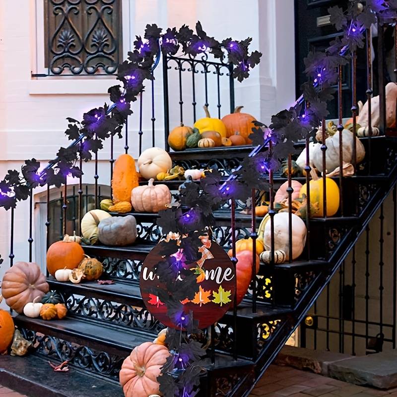 Halloween Decorations Color Warm Lighting