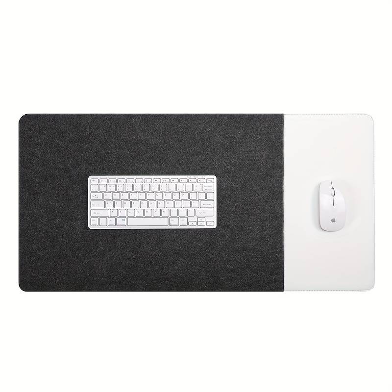 Mouse Pad Color Light Gray Felt   Add  White Size 100Cmx50Cm