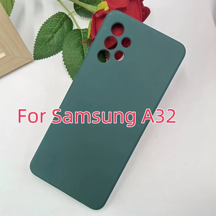 Phone Case Dark Green Compatible Model Galaxy A32