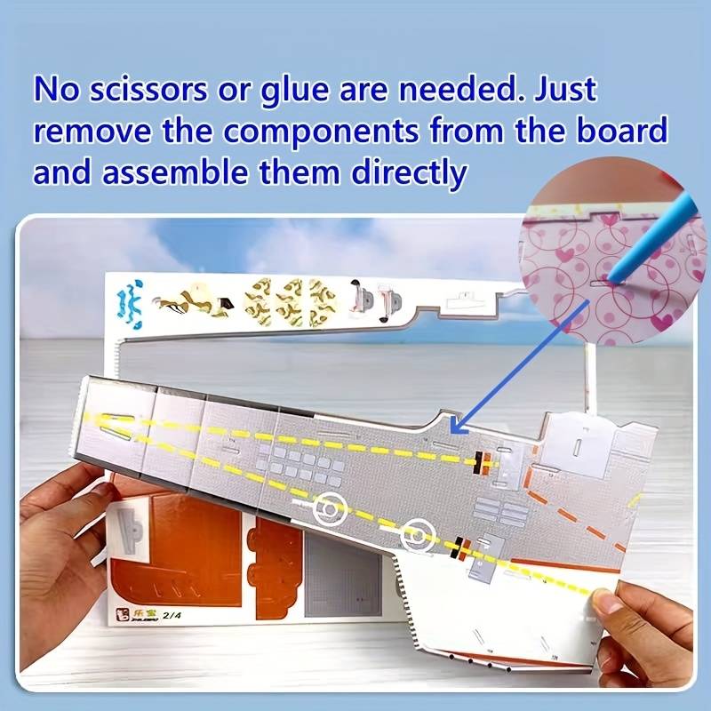 3D Jigsaw Puzzle Model Ship Quantity 3Pcs