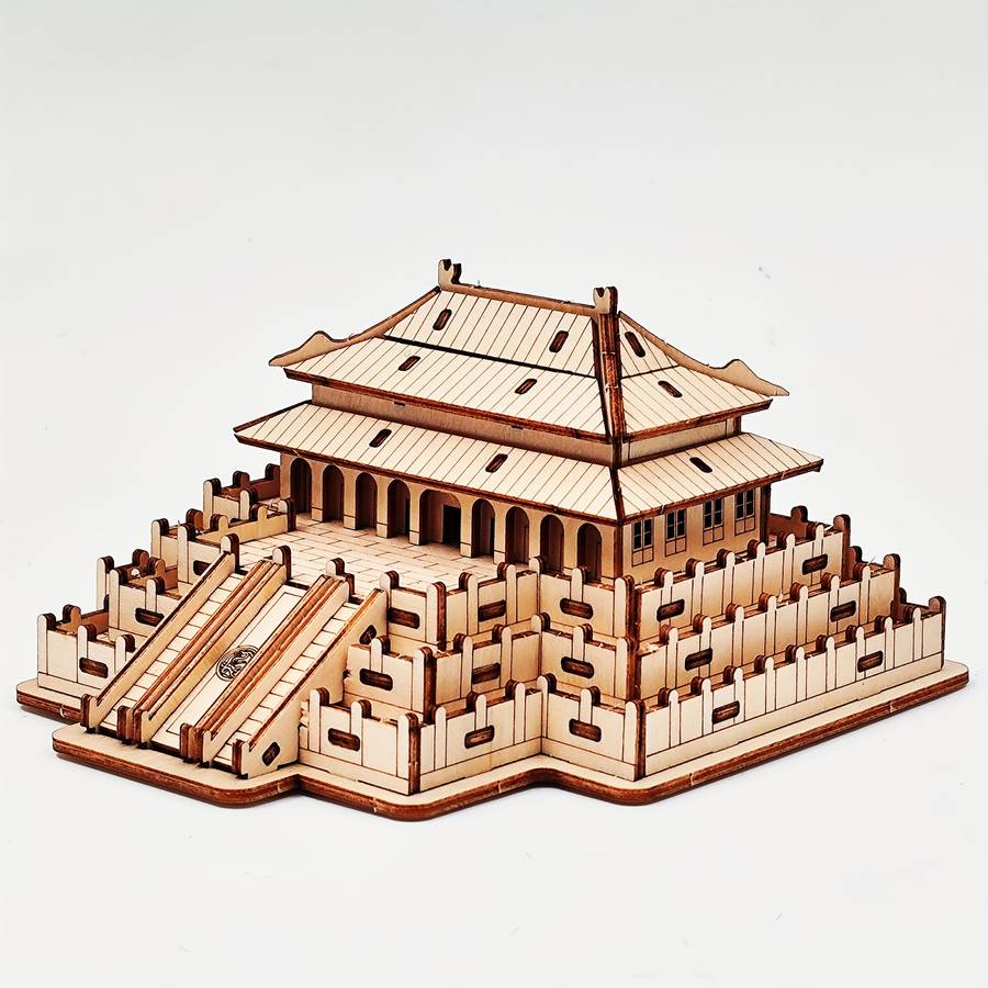 Building Toy Architectural Model Toy Set Items Hall Of Supreme Harmony  Add   Jiangnan Water Village
