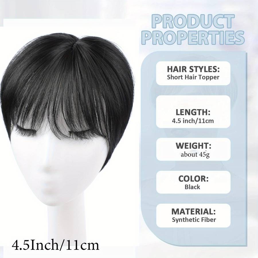 Dark Brown-1 Womens Wigs Hair Length 10.16Cm