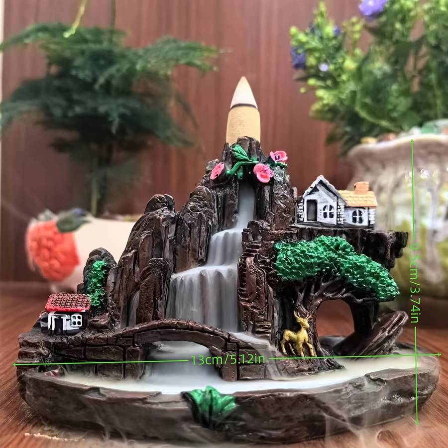 Incense Burner Style  Splendid Rivers And Mountains