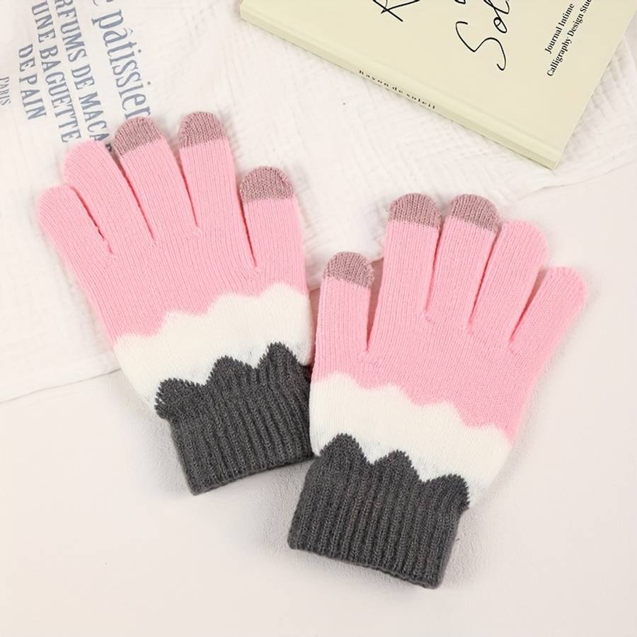 Gloves Color Pink