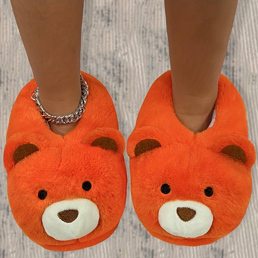 Cotton Slippers Color Dark Brown Sizeuk 6