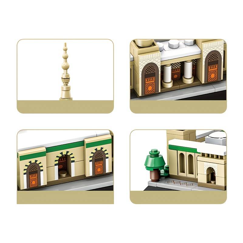 Building Toy Architectural Model Toy Set Color Prophet S Mosque