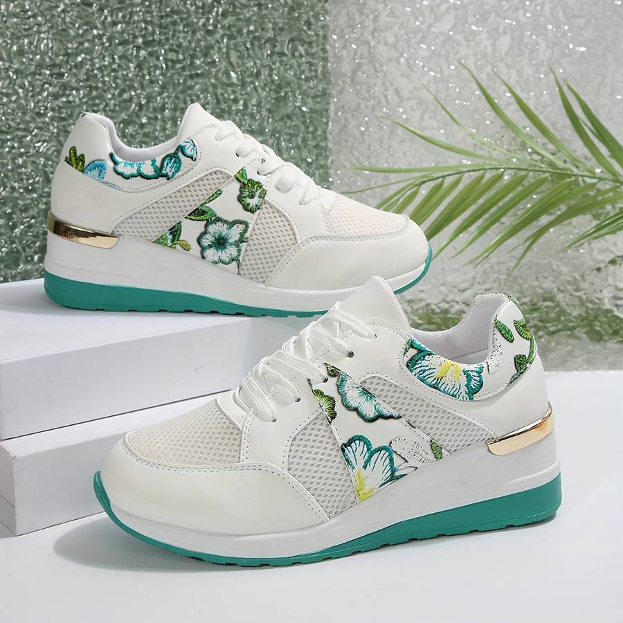 Women S Sneakers Color Green Sizeuk 8.5