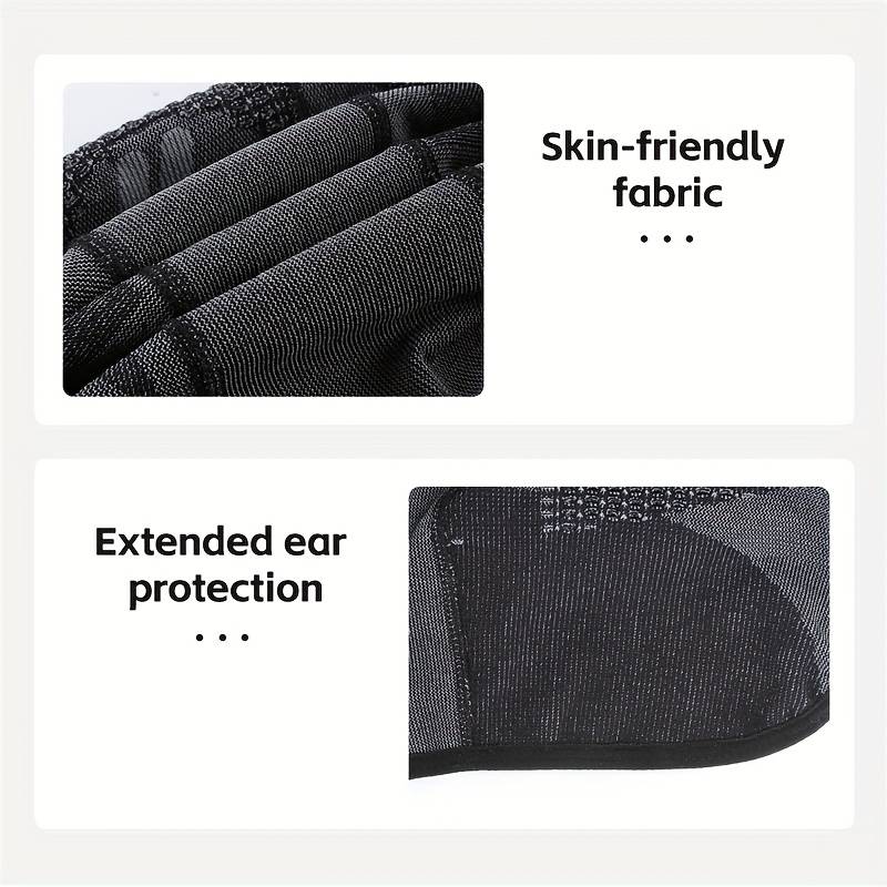1pc WEST BIKING Men's Breathable Mesh Skull Cap with Ear Flaps Cooling Helmet Liner for Cycling