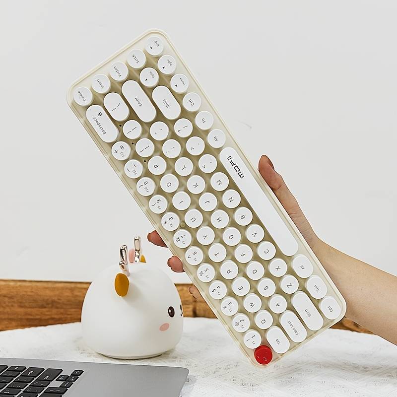 Keyboard Color White Green
