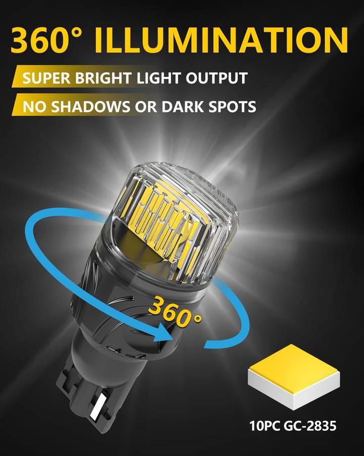 Car Lights Color White