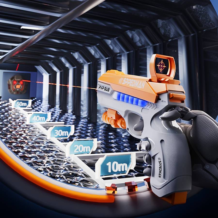 Toy Gun Color Orangegrey Set