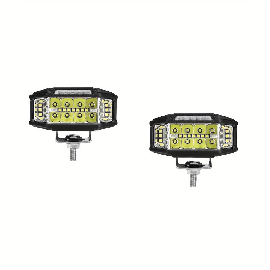 Car Lights Model 2Pcs With Amber Angel Eyes