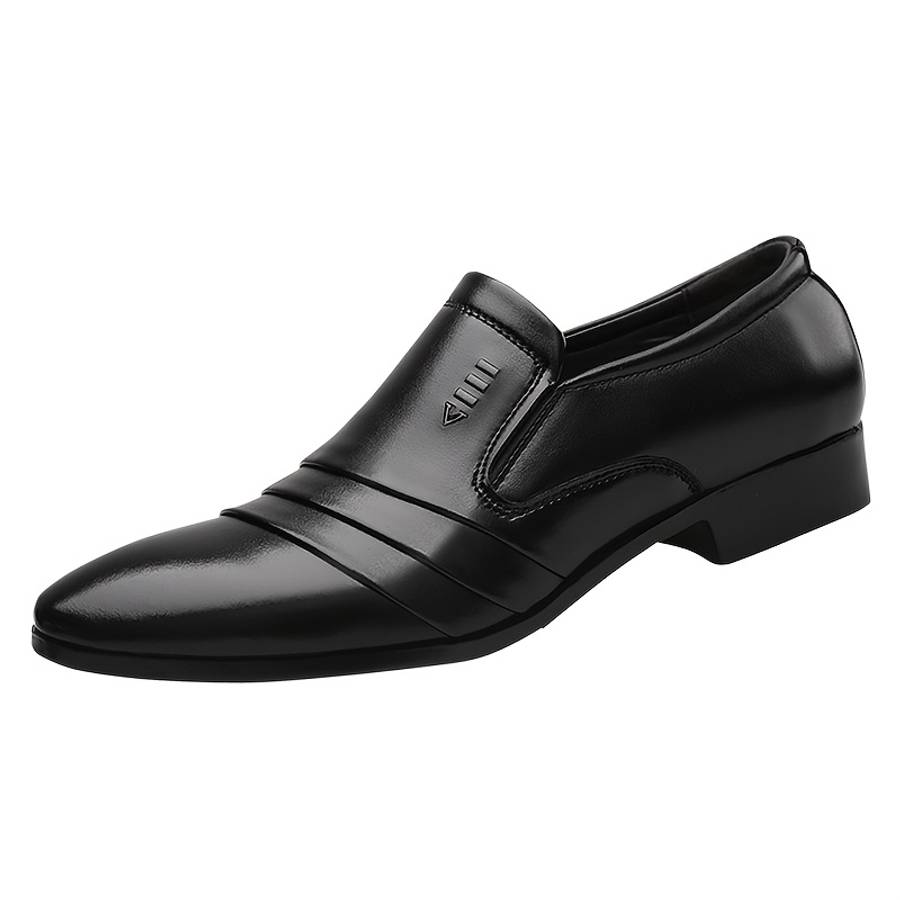 Mens Leather Shoes Color Black Sizeuk 9