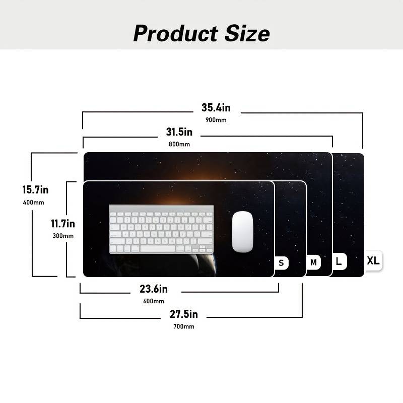 Mouse Pad Size 27.5X11.7Inch