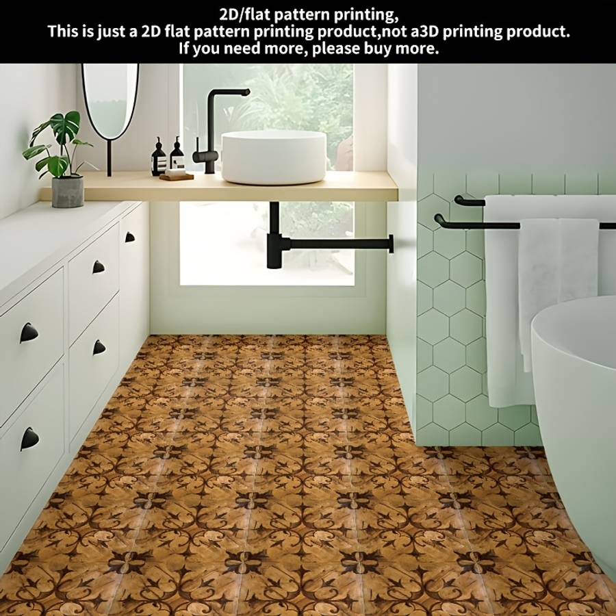 Self Adhesive Floor Stickers 11.8Inchx11.8Inch30X30Cm