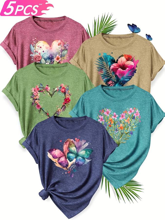 Womens T Shirt Color Peacock Blue Periwinkle Green Cardi Deep Space Gray Sizes