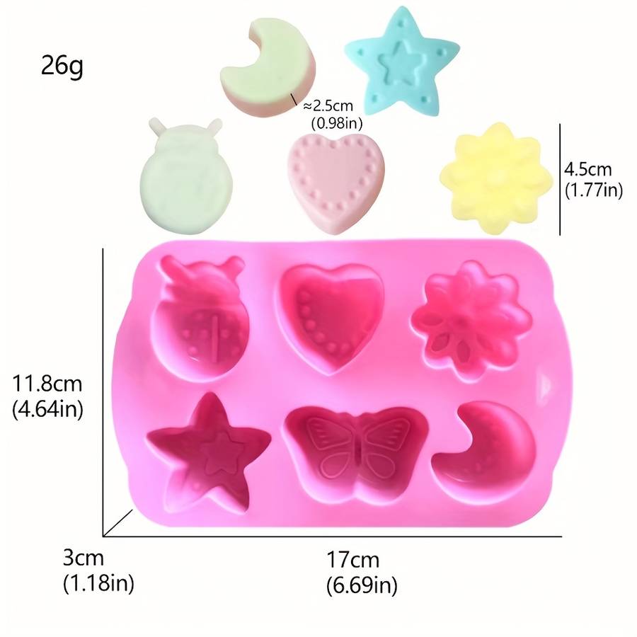 Suitable For Baking Molds Color Pink