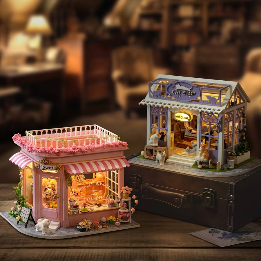 Building Toy Architectural Model Toy Set Items Flourishing Flower Shop  Add   Tools