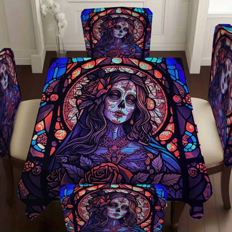 Halloween tablecloth decoration Model 139.7cm x 139.7cm x 1pc tablecloth