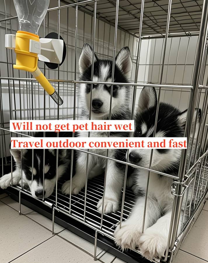 Pet Supplies Color Yellow Size Pet Water Dispenser