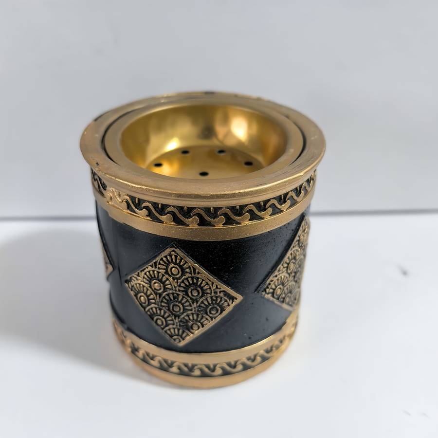 Incense Burner Color  White Golden