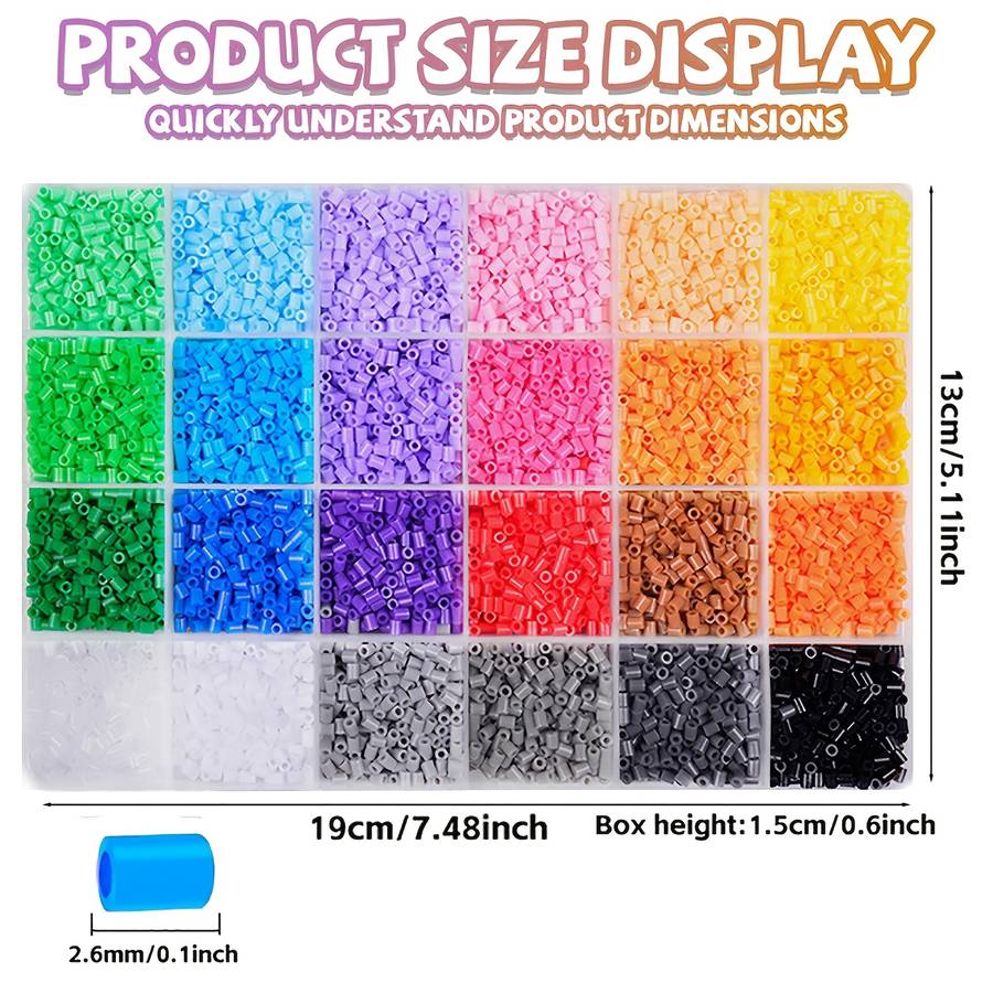 Perler Bead Set C 24 Colors