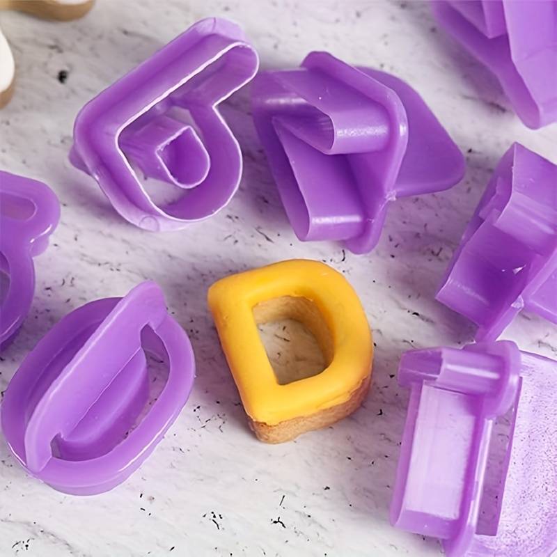Suitable For Baking Molds Color Polychrome Items Letter