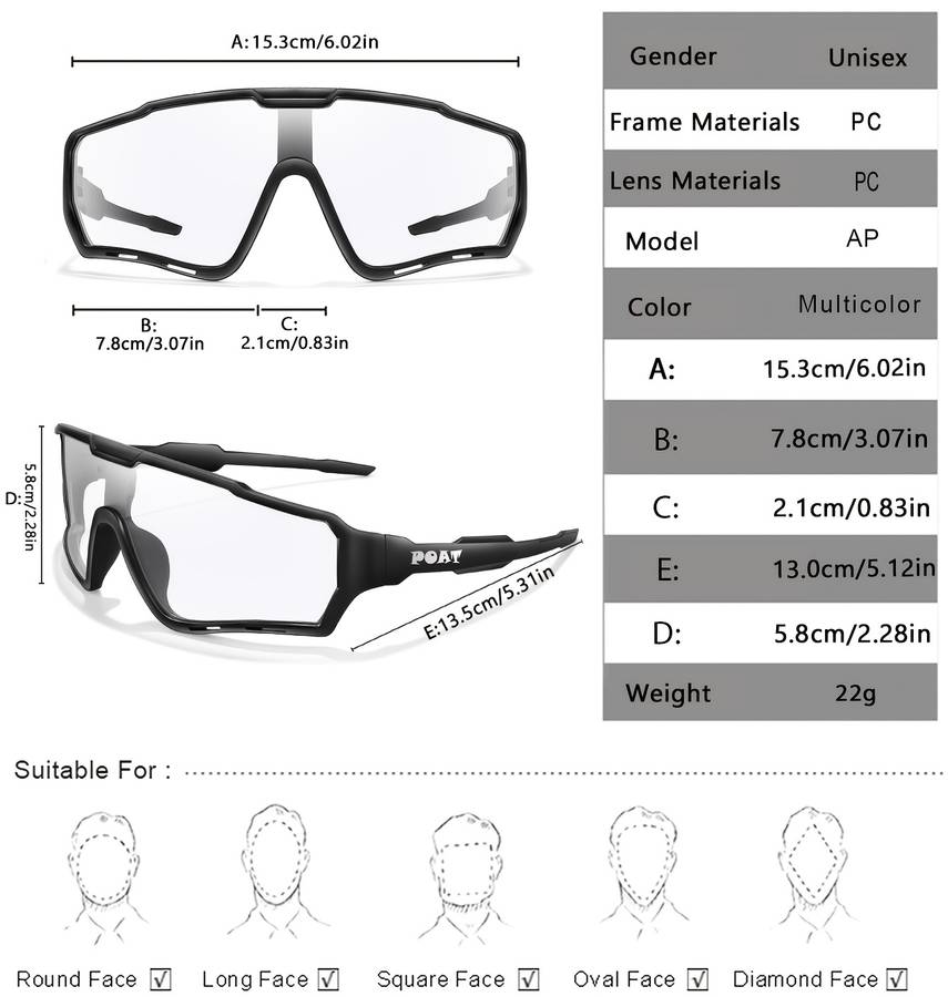 Cycling Glasses Color Ap5