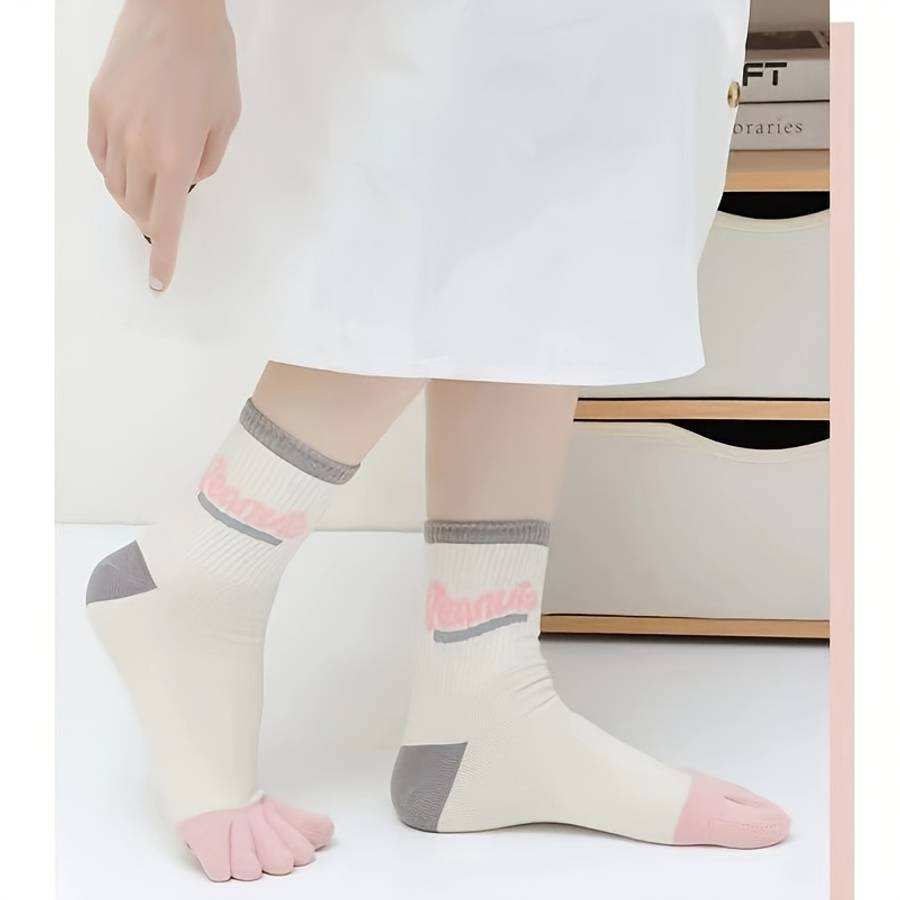 Women S Socks Color Gray Powder Mix 5 Pairs Pack Size Onesize