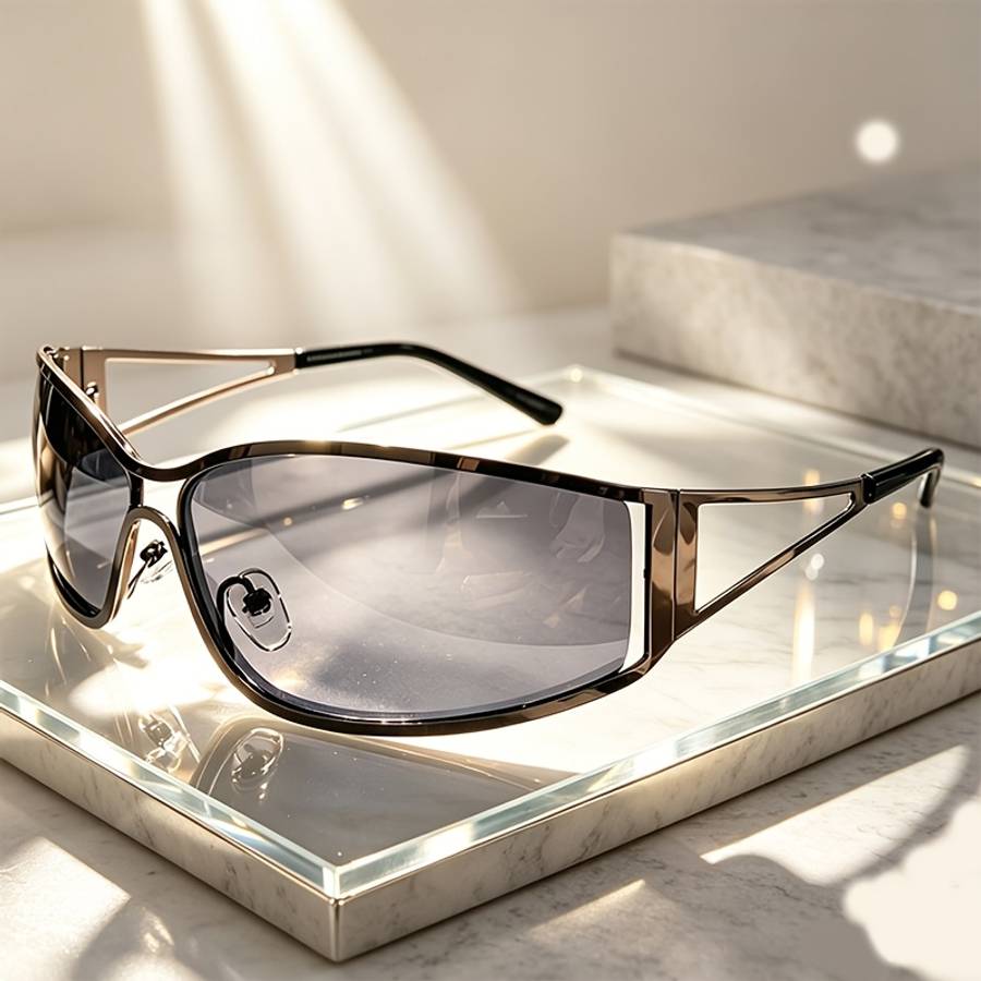 Cycling Glasses Color Black Frame Gray