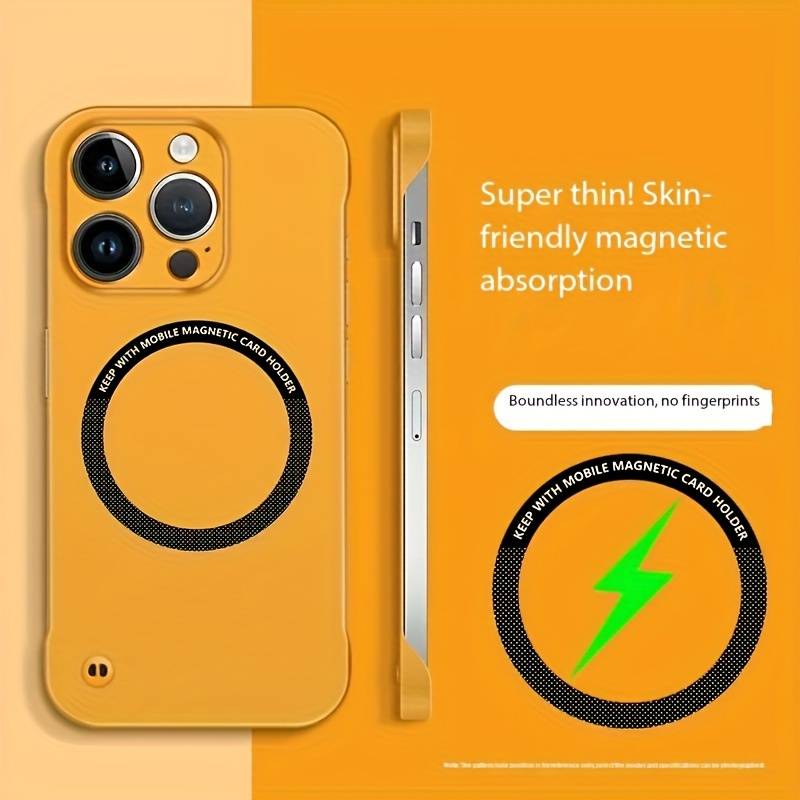 1Pc Orange For iPhone 16 Pro Phone Case Phone Cover