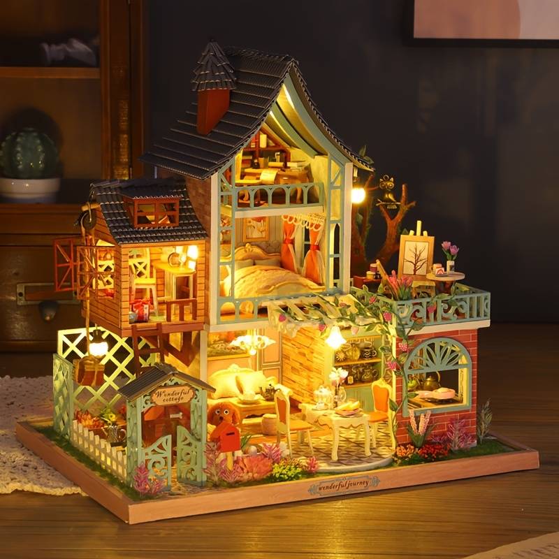 Building Toy Architectural Model Toy Set Style Jungle Secret