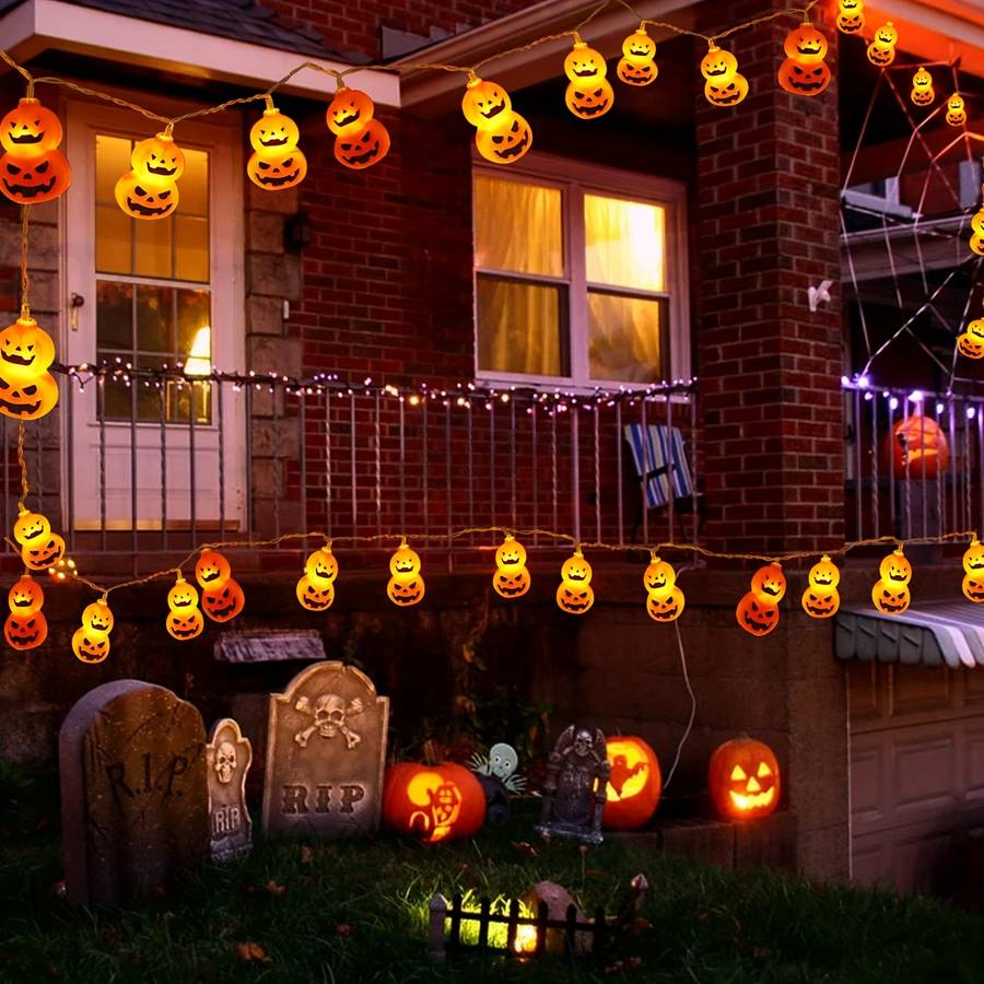 Halloween Decorations Color Warm White Light Quantity 10 Leds