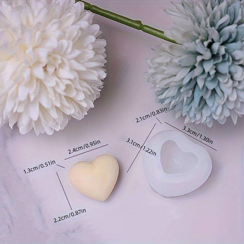 Suitable For Baking Molds Color White Items White 3.81 Cm Heart
