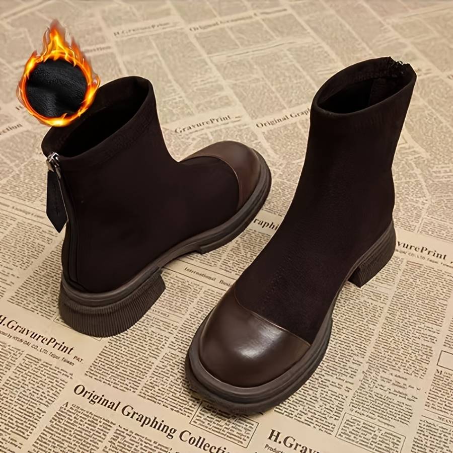Women S High Heels Color Black Fleece Sizeuk 3.5