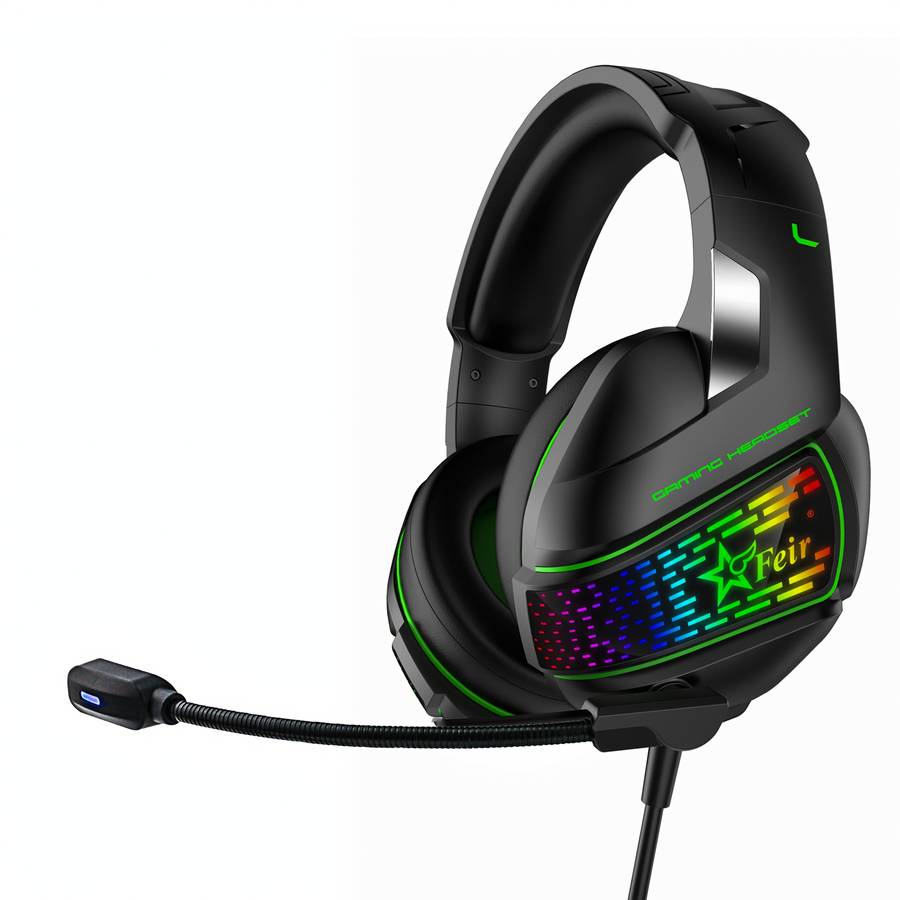 Wired Headphones Black Blue