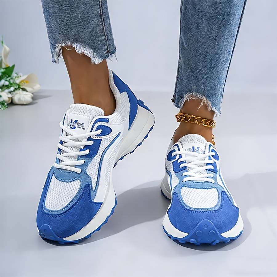 Women S Sneakers Color White Blue Sizeuk 3