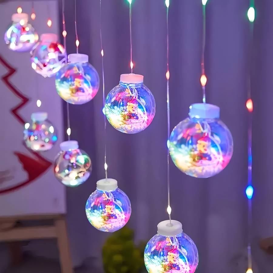 Christmas Lights 3 Meters Usb  8 Modes Items Santa Claus Style Color