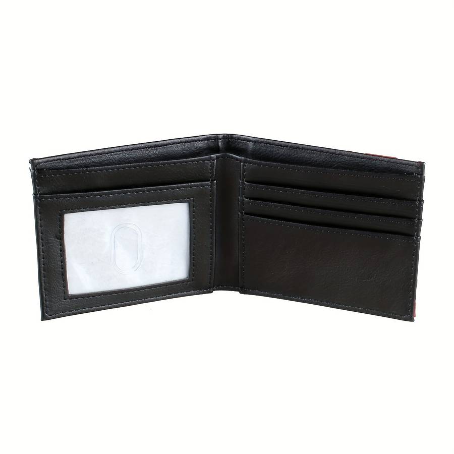 1pc INWEIAI Halloween-Themed Men's WalletHigh-Quality Faux Leather Street Style Non-Washable