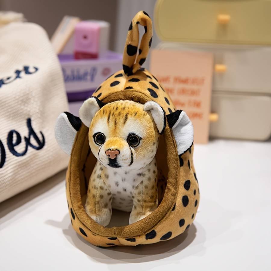 Plush Toys Color Yellow Leopard Nest  Add    Yellow Leopard Size 22.86Cm