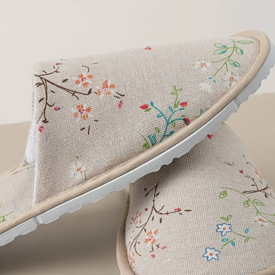 Cotton Slippers Color Floral  Sizeuk 8.5