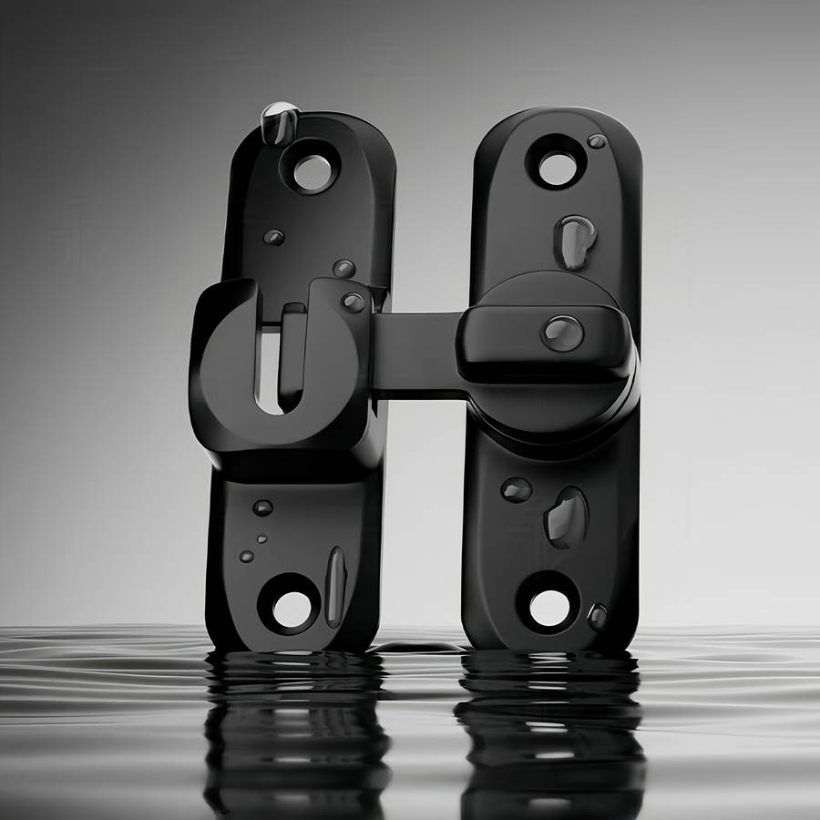 Lock Color Black With Screws