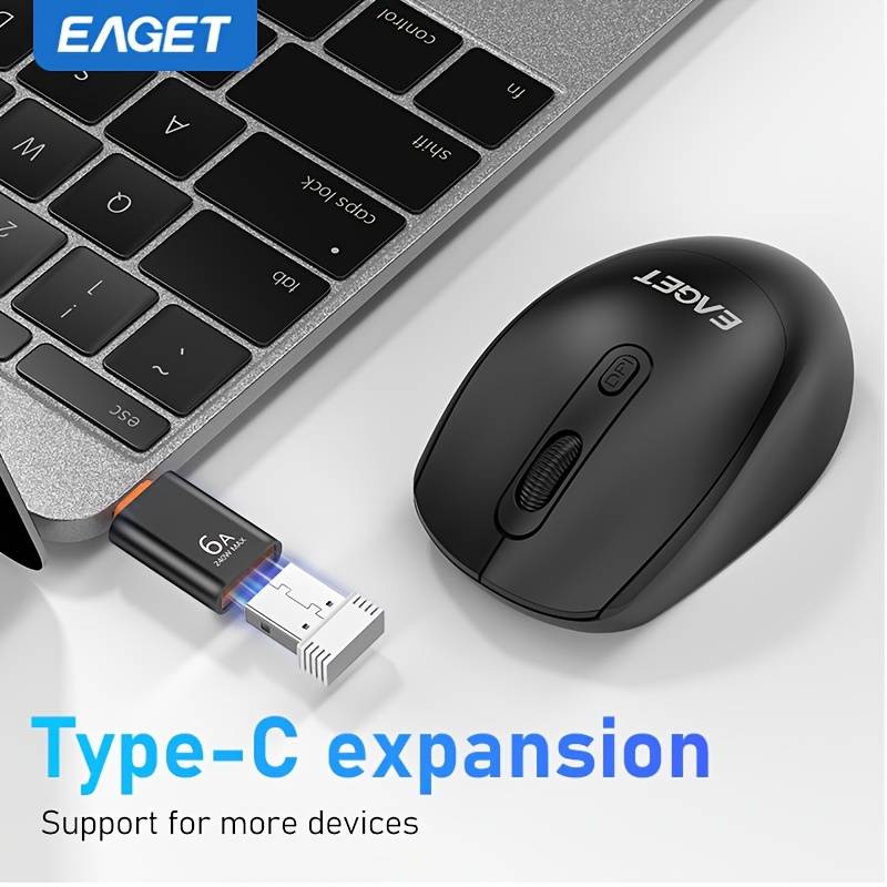 Mouse Color Black Add Adapter